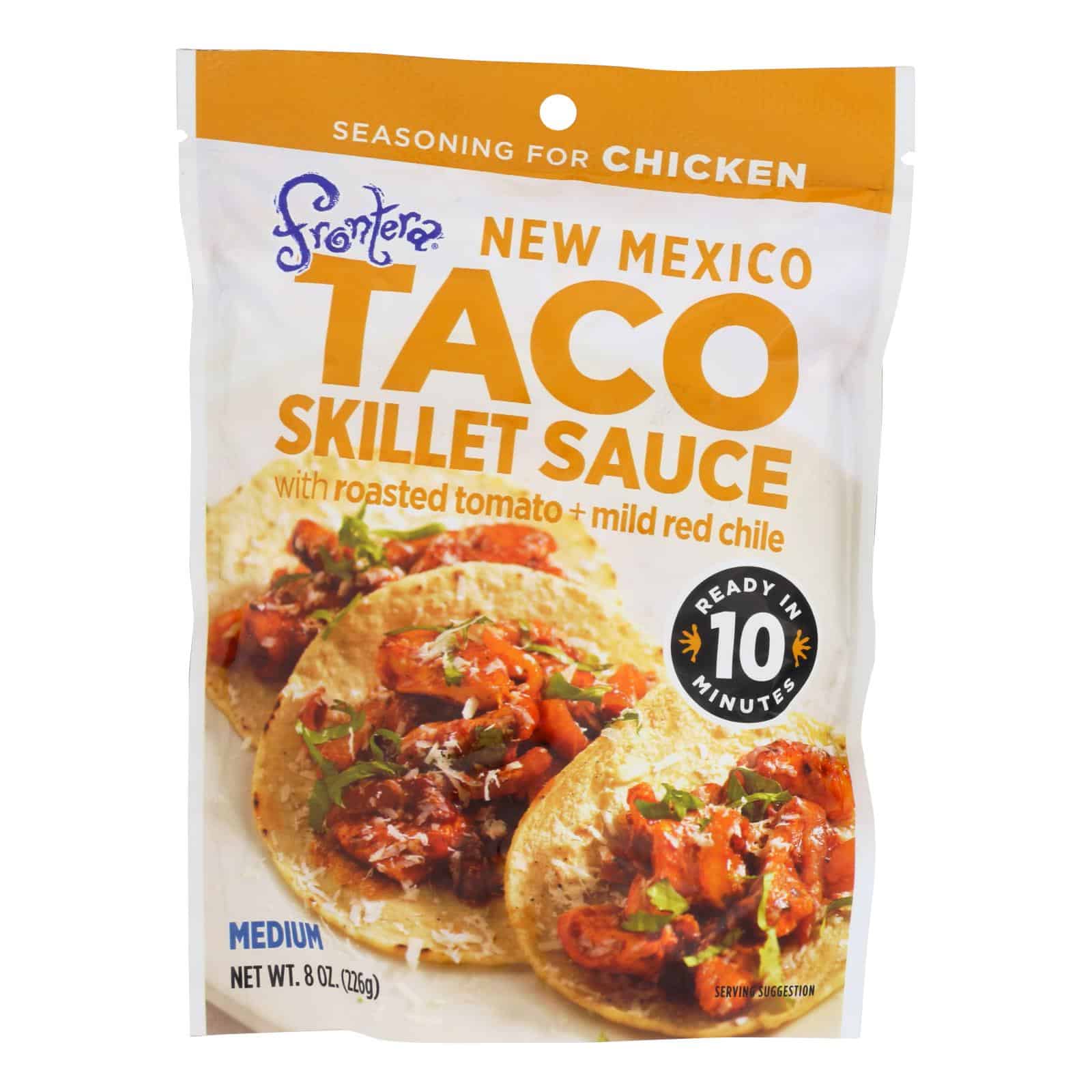Frontera Foods New Mexico Taco Skillet Sauce - New Mexico - Case of 6 - 8 oz. - Image 2