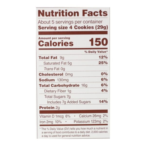 Simple Mills Cookies - Crunchy Chocolate Chip - Case of 6 - 5.5 oz - Image 3