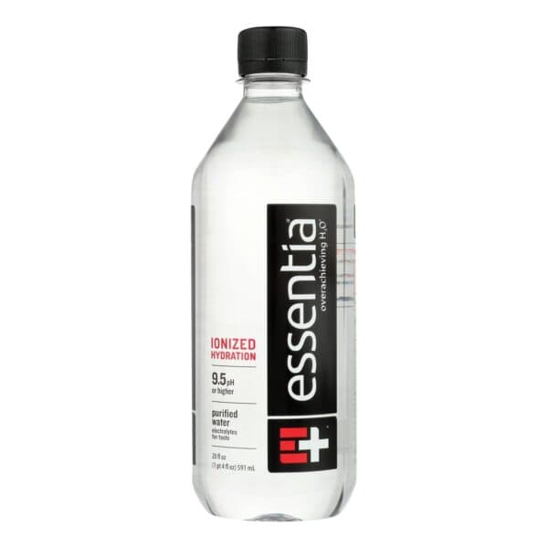 Essentia Hydration Perfected Drinking Water - 9.5 ph. - Case of 24 - 20 oz.