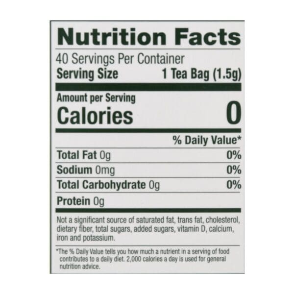 Salada Tea Green Tea - Decaffeinated Serenity - Case of 6 - 40 Count - Image 2