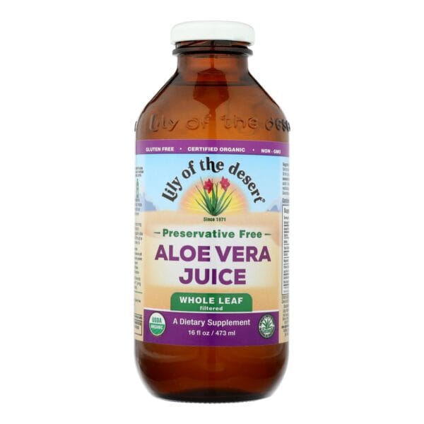 Lily of the Desert - Aloe Vera Juice - Whole Leaf - 16 fl oz - Image 2