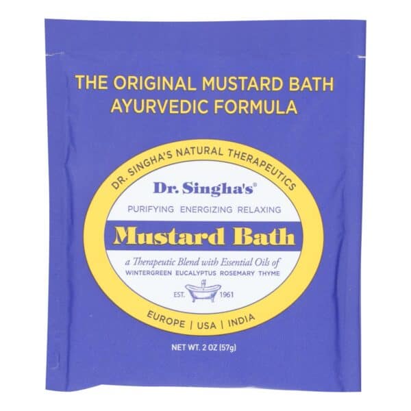 Dr. Singha's Mustard Bath  - Case of 14 - 2 OZ - Image 2