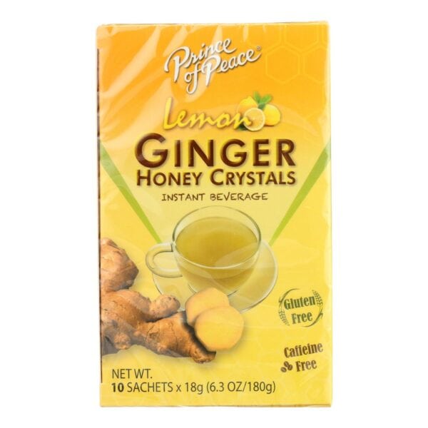 Prince Of Peace - Tea Instant Lemon Ginger Honey Cry - Case of 6-10 BAG - Image 2