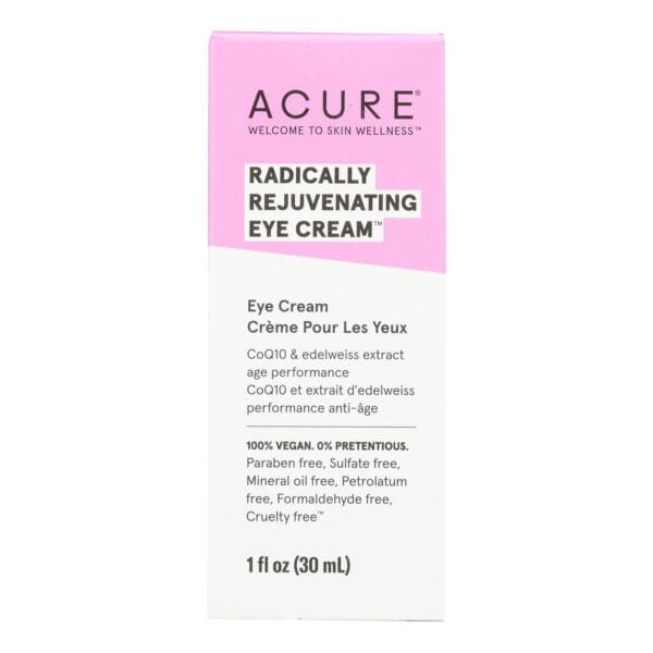 Acure - Eye Cream - Chlorella and Edelweiss Stem Cell - 1 FL oz. - Image 2