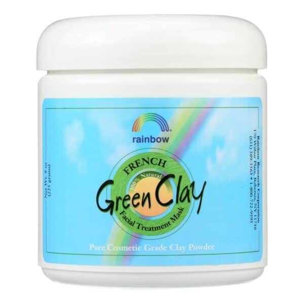 Rainbow Research French Green Clay Facial Treatment Mask - 8 oz - Image 2