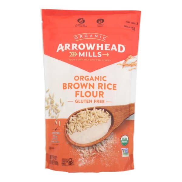 Arrowhead Mills - Organic Brown Rice Flour - Gluten Free - Case of 6 - 24 oz. - Image 2