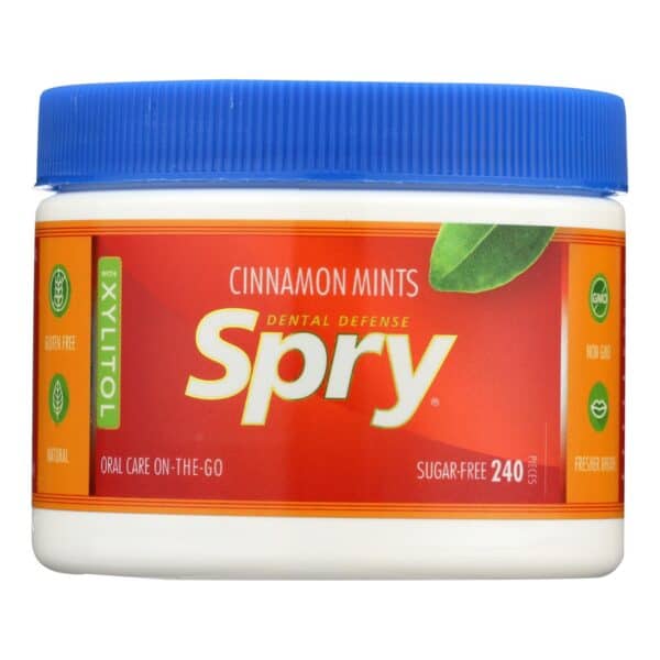 Spry Xylitol Gems - Cinnamon - 240 Count - Image 3