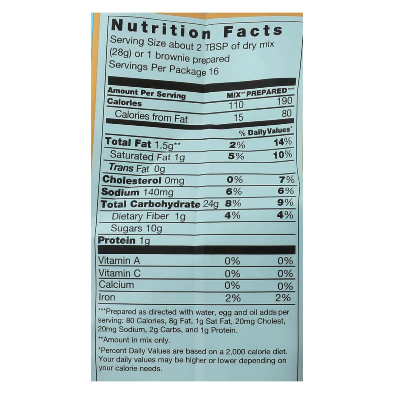 Pamela's Products - Chocolate Brownie - Mix - Case of 6 - 16 oz. - Image 2