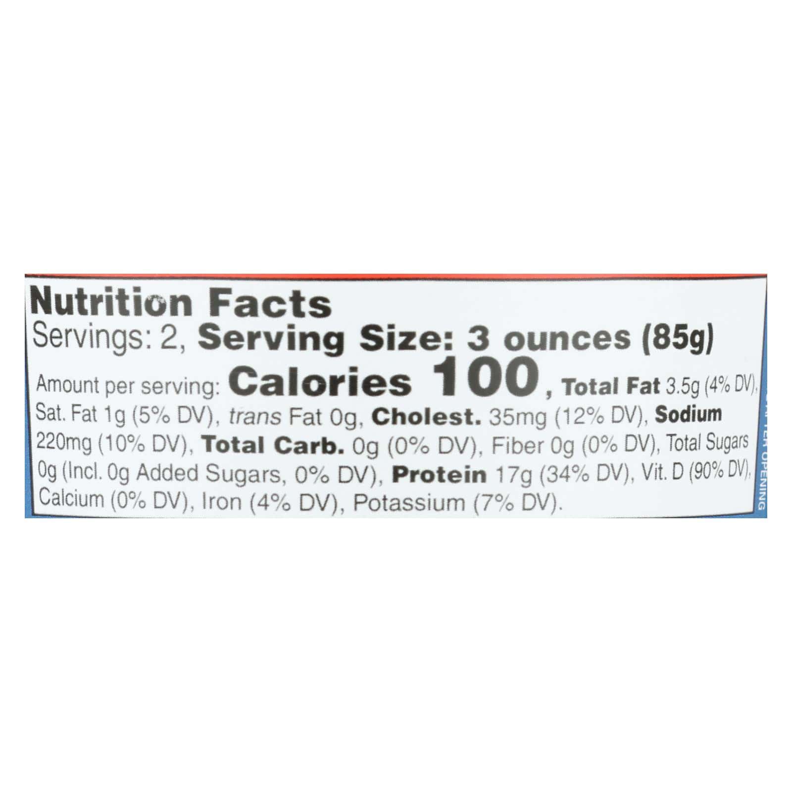 Wild Planet Wild Pacific Sockeye Salmon - Case of 12 - 6 oz. - Image 3