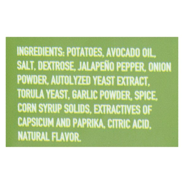 Boulder Canyon - Kettle Chips - Avocado Oil Jalapeno - Case of 12 - 5.25 oz.