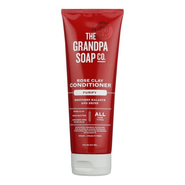 Grandpa Soap Conditioner - Rose - Clay - Deep - 8 fl oz - Image 2