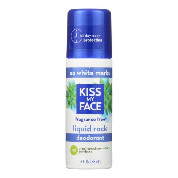Kiss My Face Deodorant Liquid Rock Roll-On Fragrance Free - 3 fl oz - Image 2