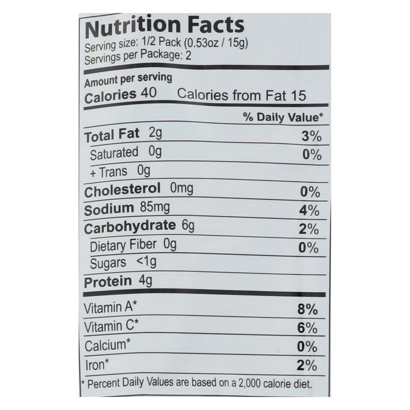 Seasnax Chomperz Crunchy Seaweed Chips - Original - Case of 8 - 1 oz. - Image 2