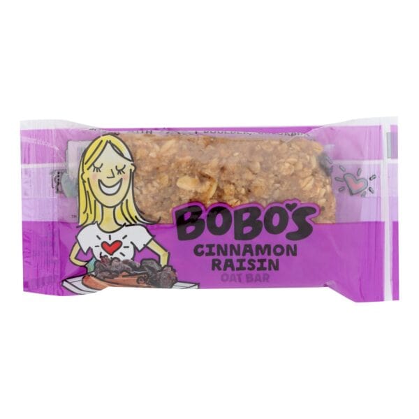 Bobo's Oat Bars - All Natural - Cinnamon Raisin - 3 oz Bars - Case of 12 - Image 3