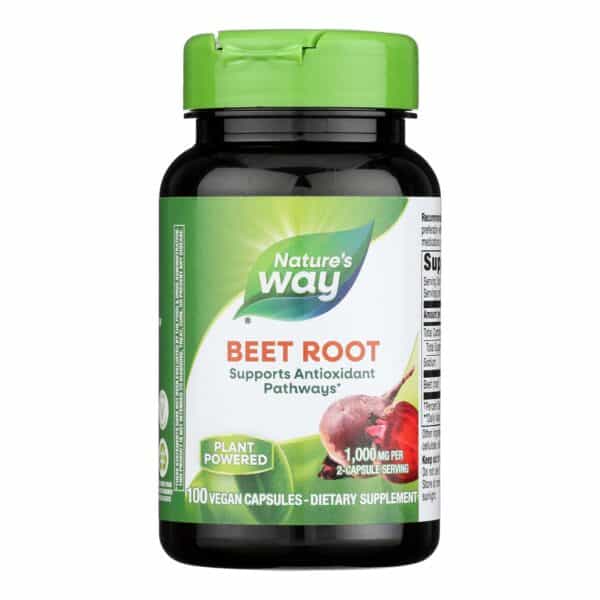 Nature's Way - Beet Root - Beta Vulgaris - 100 Capsules - Image 2