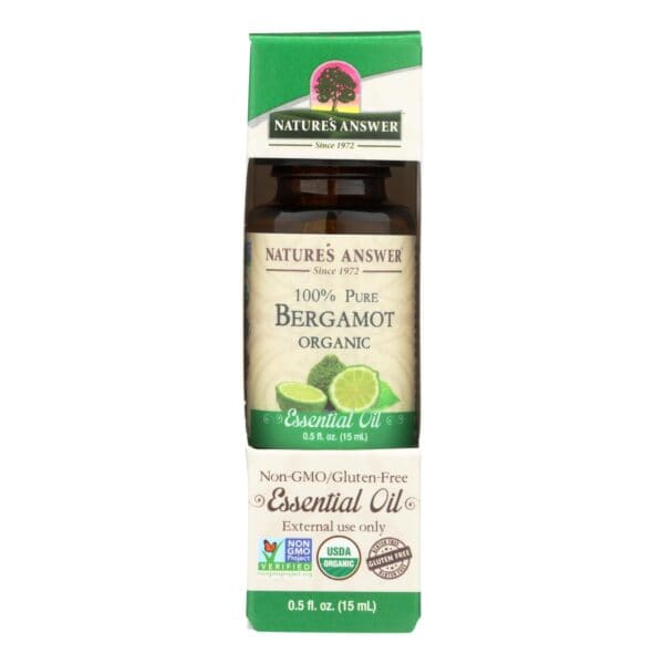 Nature's Answer - Organic Essential Oil - Bergamot - 0.5 oz. - Image 2