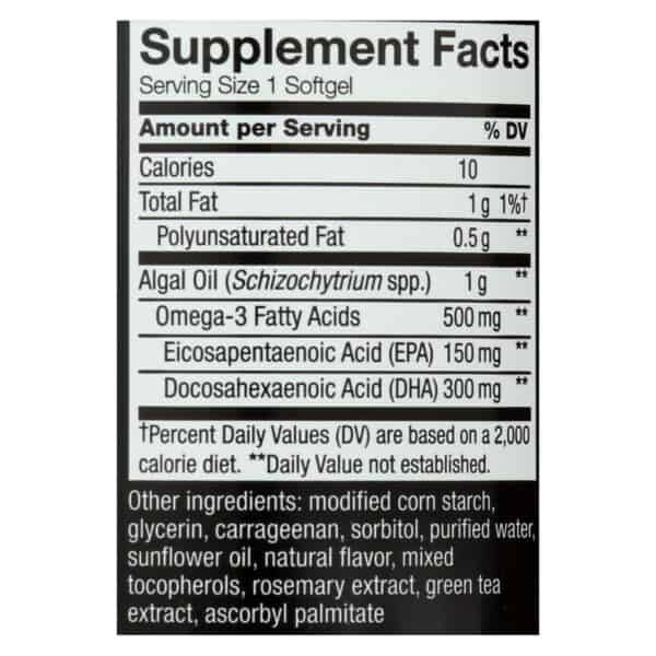Nature's Way - NutraVege Omega-3 Plant Softgels - 30 Softgels - Image 2