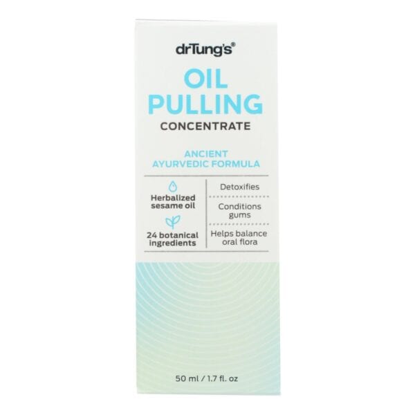 Dr. Tung's Oil Pulling - Ancient Ayurvedic Formula - Case of 1 - 1.7 oz. - Image 2