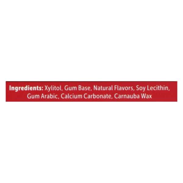 Epic Dental - Xylitol Gum - Cinnamon - Case of 12 - 12 Pack