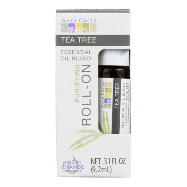 Aura Cacia - Roll On Essential Oil - Tea Tree - Case of 4 - .31 fl oz - Image 2