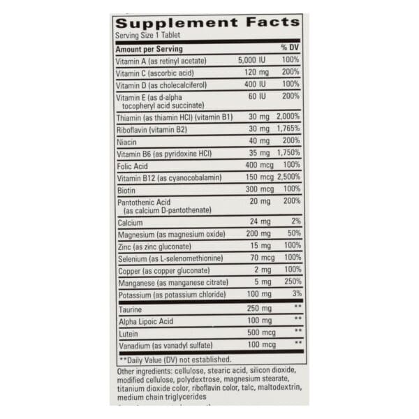 Nature Works Alpha Betic Once-A-Day Multiple Vitamins - 30 Caplets