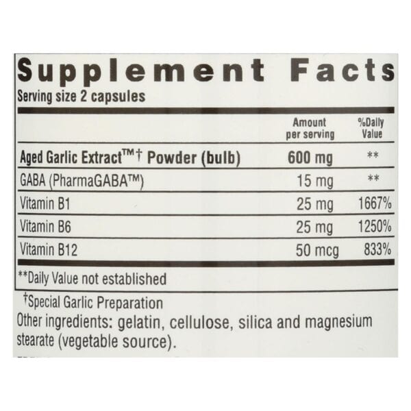 Kyolic - Stress and Fatigue Relief Formula 101 - 100 Capsules - Image 2