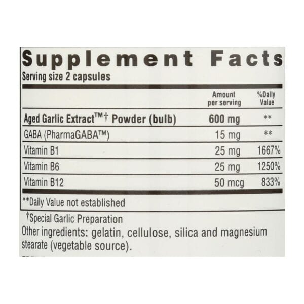 Kyolic - Stress and Fatigue Relief Formula 101 - 100 Capsules - Image 3