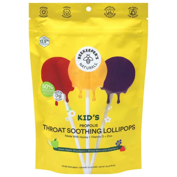 Beekeeper's Naturals - Lolipop Throat Soothing - EA of 1-15 CT - Image 2