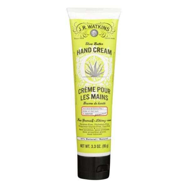 J.R. Watkins - Hand Cream Aloe And Green Tea - Case of 3 - 3.3 FZ - Image 2
