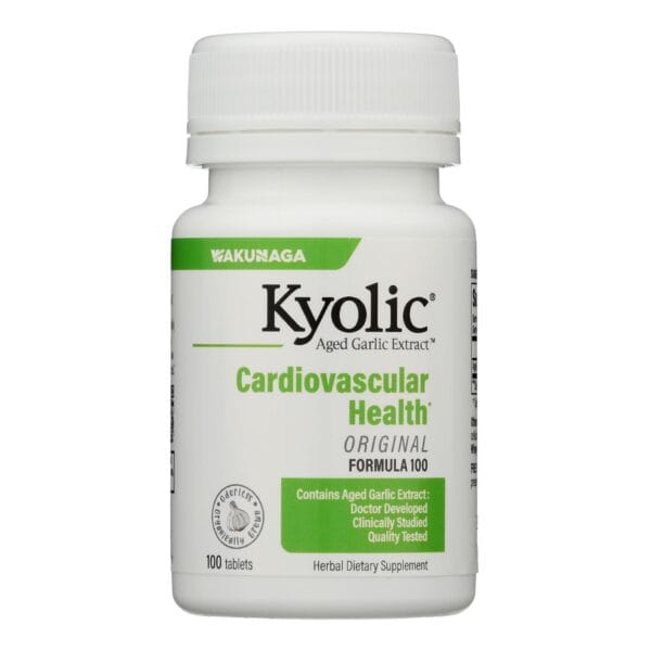 Kyolic - Aged Garlic Extract Cardiovascular Formula 100 - 100 Tablets - Image 2