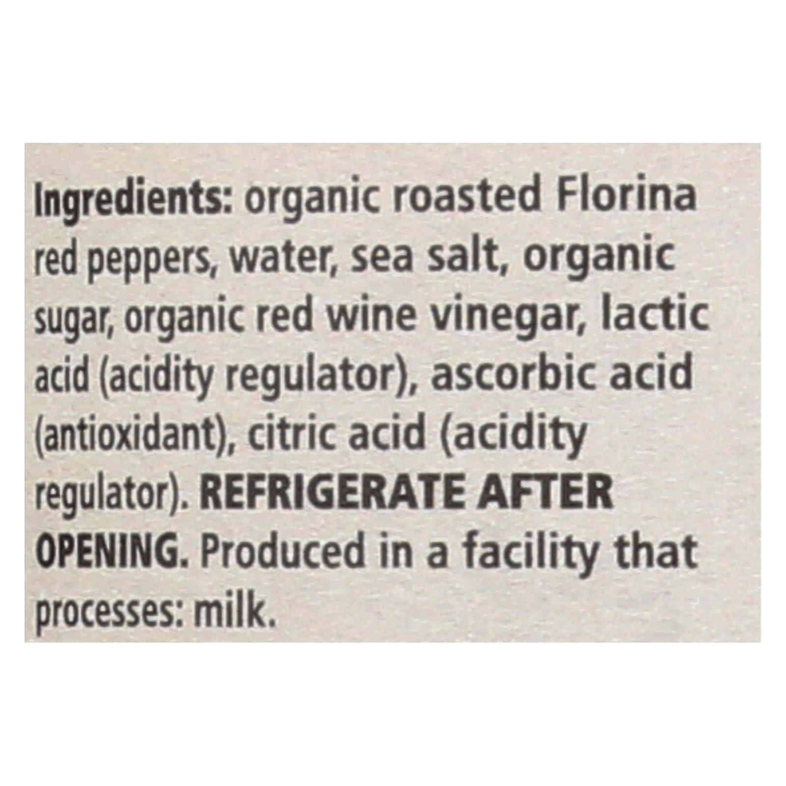 Divina, Organic Fire Roasted Sweet Peppers  - Case of 6 - 16.2 OZ - Image 2