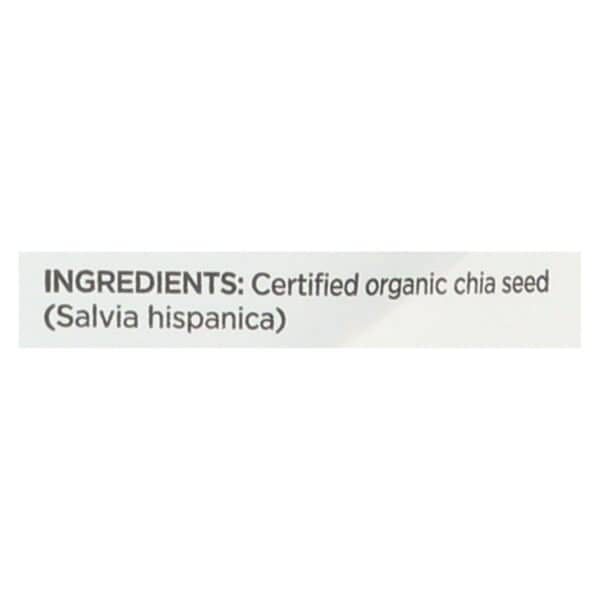 Navitas Naturals Chia Seeds - Organic - Raw - 8 oz - case of 12 - Image 3