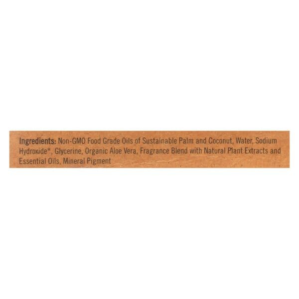 Sappo Hill Soapworks Glycerine Creme Soap - Aloe - Case of 12 - 3.5 oz