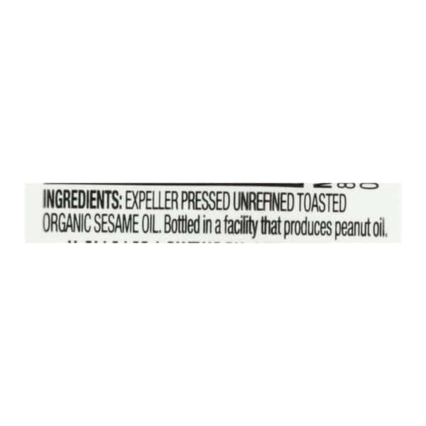 Spectrum Naturals Organic Unrefined Toasted Sesame Oil - Case of 6 - 8 Fl oz. - Image 3