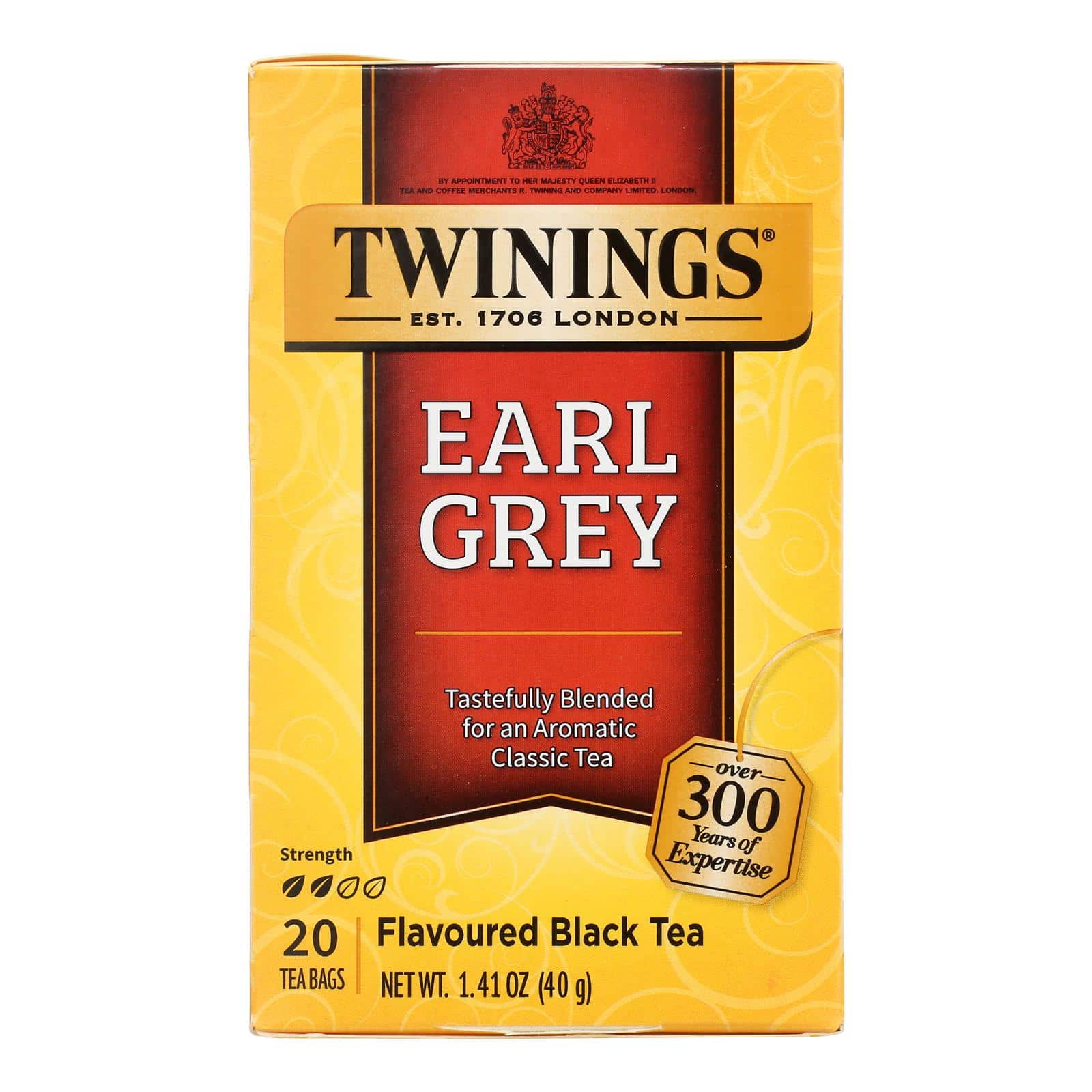 Twinings Tea Earl Grey Tea - Black Tea - Case of 6 - 20 Bags - Image 2