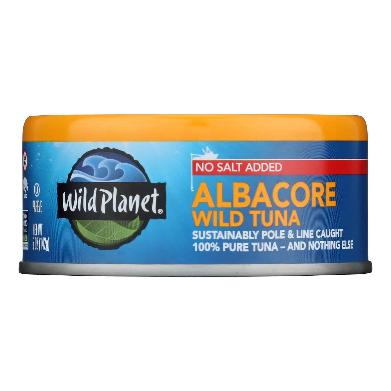 Wild Planet Wild Albacore Tuna - No Salt Added - Case of 12 - 5 oz. - Image 3