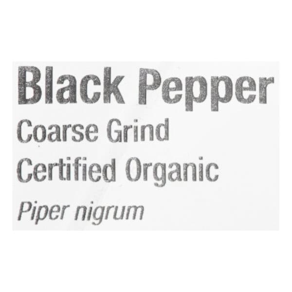 Frontier Herb Organic Coarse Black Pepper - Single Bulk Item - 1LB - Image 2