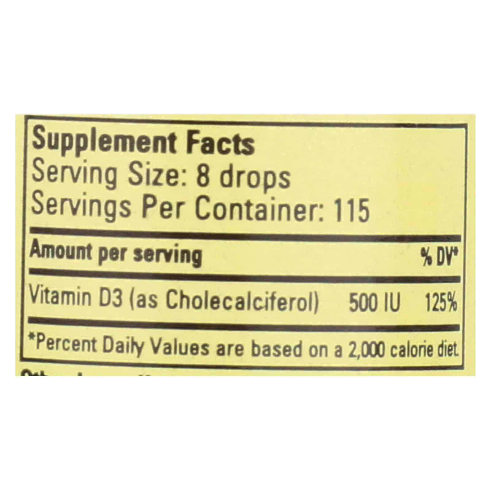 Childlife Vitamin D3 Natural Berry - 1 fl oz - Image 3