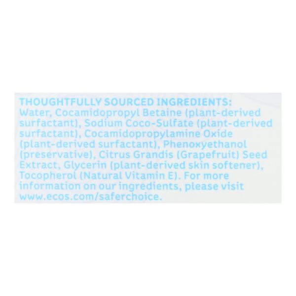 ECOS Hand Soap - Free And Clear - Case of 6 - 17 fl oz. - Image 2
