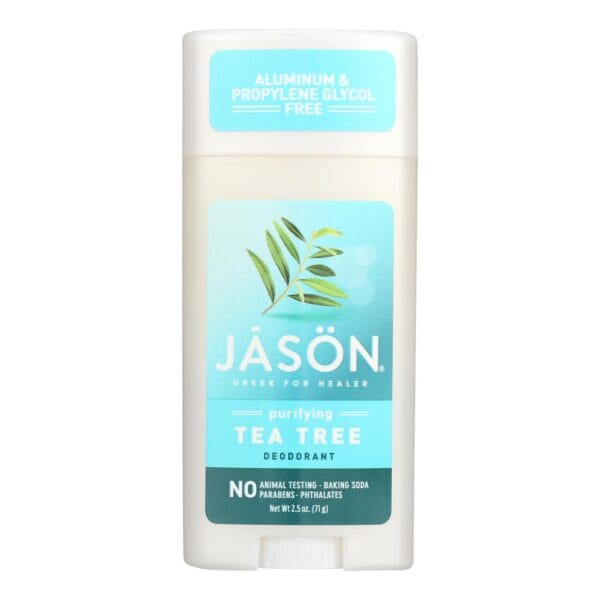 Jason Deodorant Stick Tea Tree - 2.5 oz - Image 2
