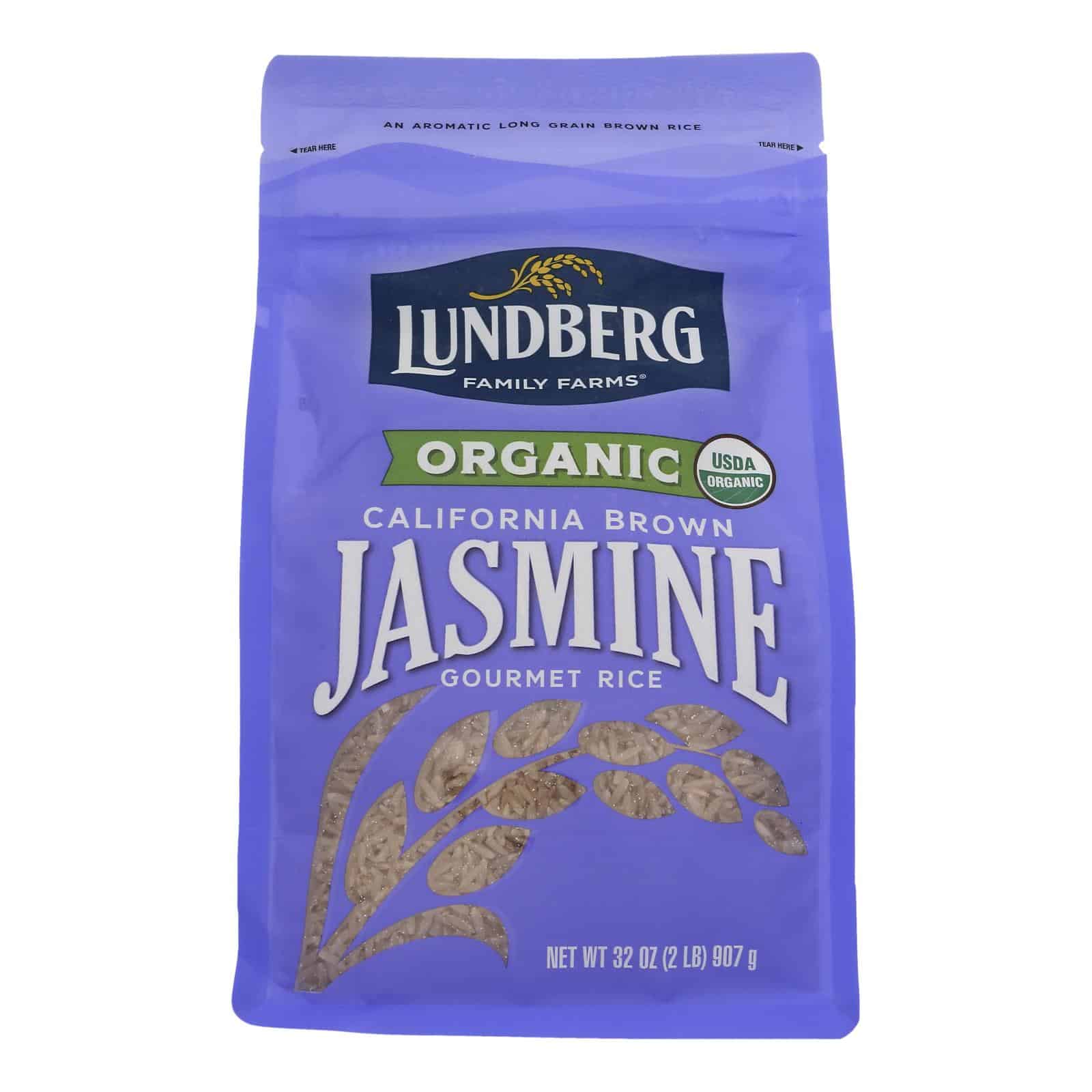 Lundberg Family Farms Brown Jasmine Rice - Case of 6 - 2 lb. - Image 2