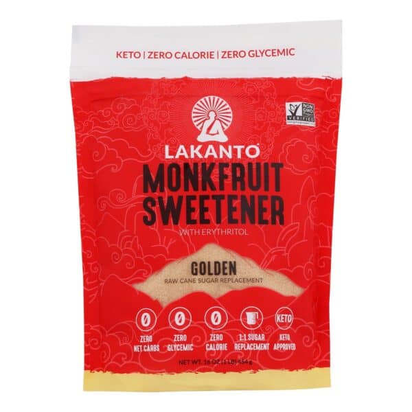 Lakanto - Monkfruit Sweetener - Golden - Case of 8 - 16 oz. - Image 3