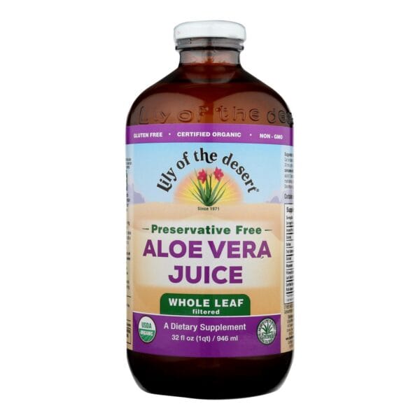 Lily of the Desert - Aloe Vera Juice - Whole Leaf - 32 fl oz - Image 2