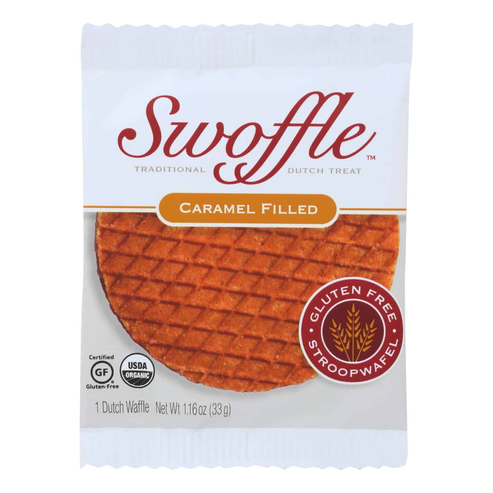 Swoffle Dutch Waffle - Original Caramel - Case of 16 - 1.16 oz. - Image 2