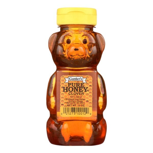 Gunter Pure Clover Honey - Case of 12 - 12 oz. - Image 2