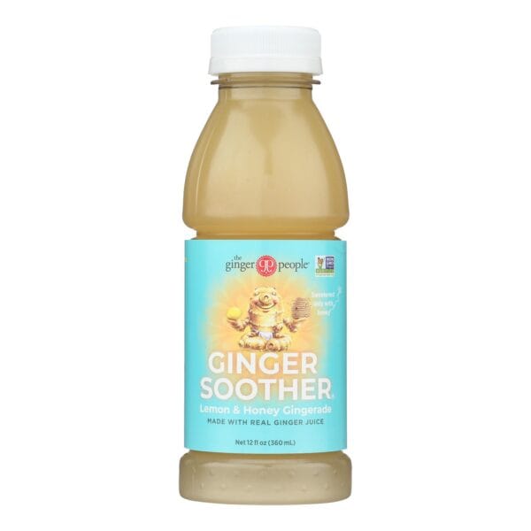 The Ginger People Soother - Ginger - Case of 24 - 12 Fl oz. - Image 3