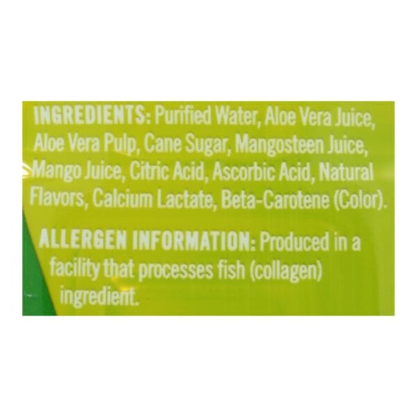 Alo Original Allure Aloe Vera Juice Drink - Mangosteen and Mango - Case of 12 - 16.9 fl oz. - Image 3