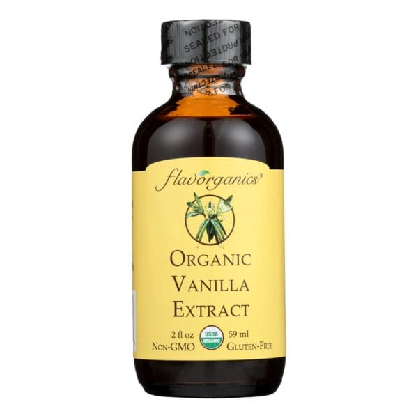 Flavorganics Extract - Organic - Vanilla - 2 oz - case of 12 - Image 2