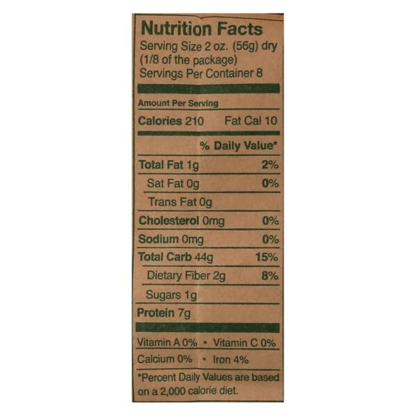 Montebello Organic Pasta - Fusilli - Case of 12 - 1 lb. - Image 2