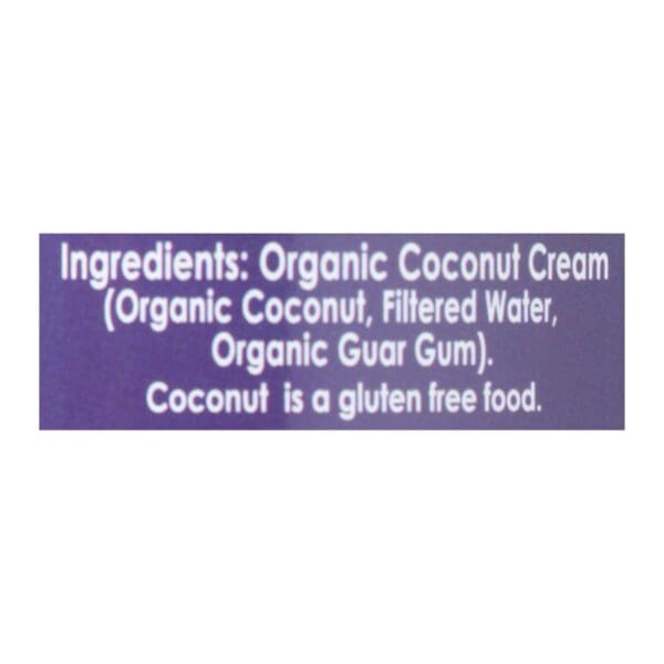 Native Forest Organic Cream Premium - Coconut - Case of 12 - 5.4 Fl oz.